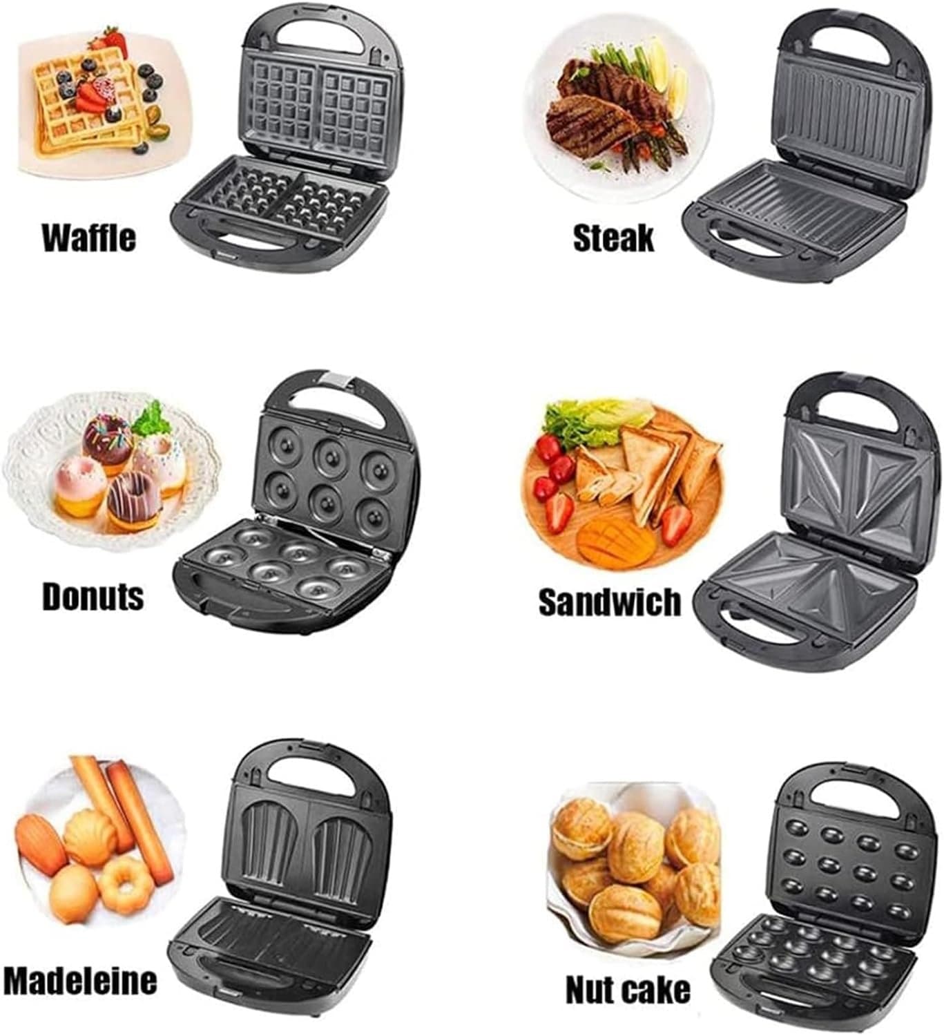 2-in-1 Waffle Maker