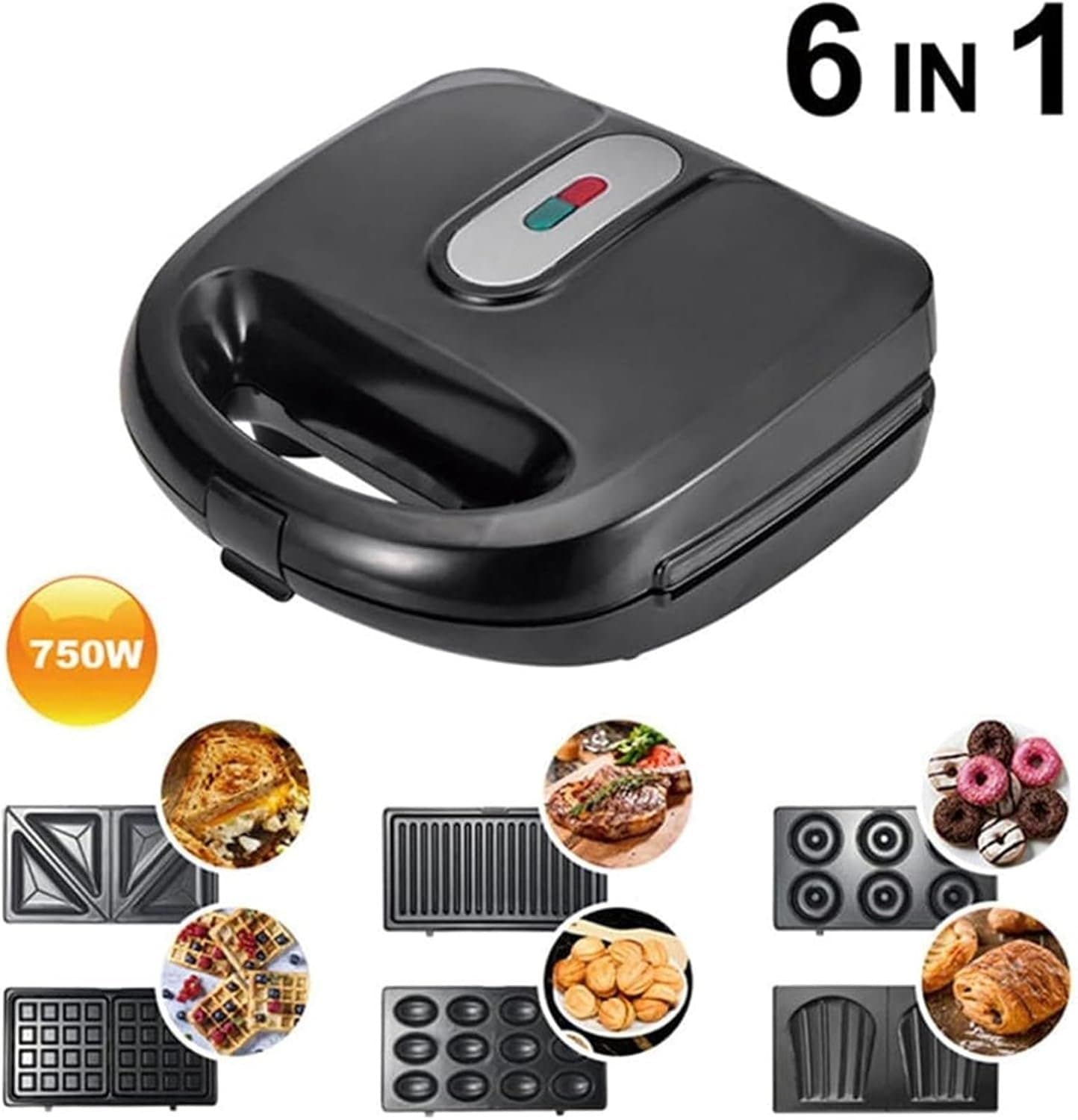 2-in-1 Waffle Maker