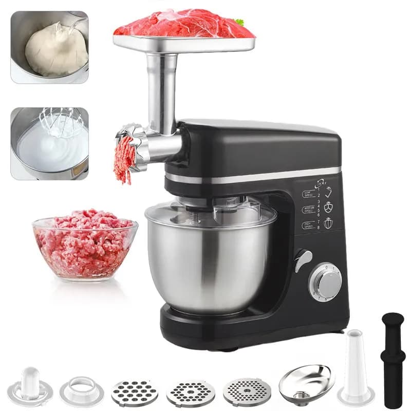 2-in-1 Dough Mixer & Grinder